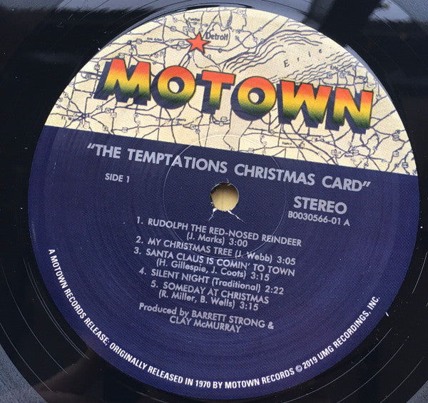 The Temptations : The Temptations' Christmas Card (LP, Album, Ltd)