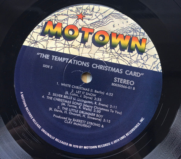 The Temptations : The Temptations' Christmas Card (LP, Album, Ltd)