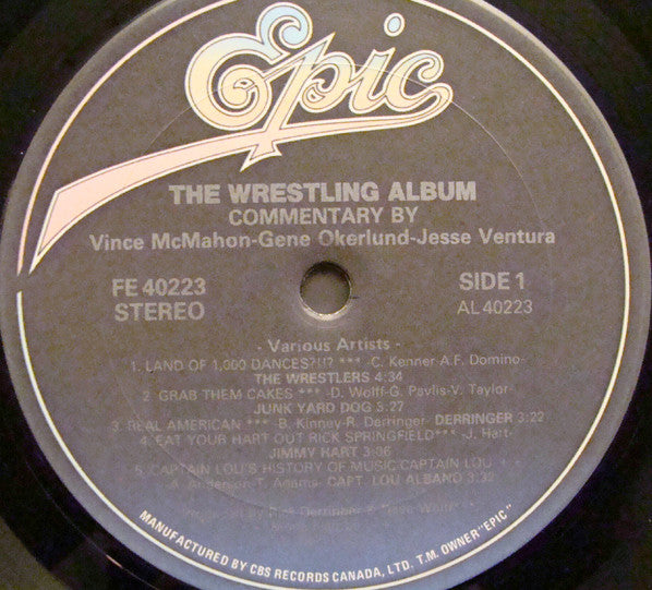 Various : The Wrestling Album (LP, Gat)