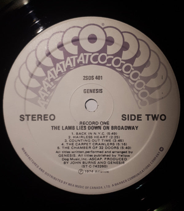 Genesis : The Lamb Lies Down On Broadway (2xLP, Album, RE, RP, Gat)