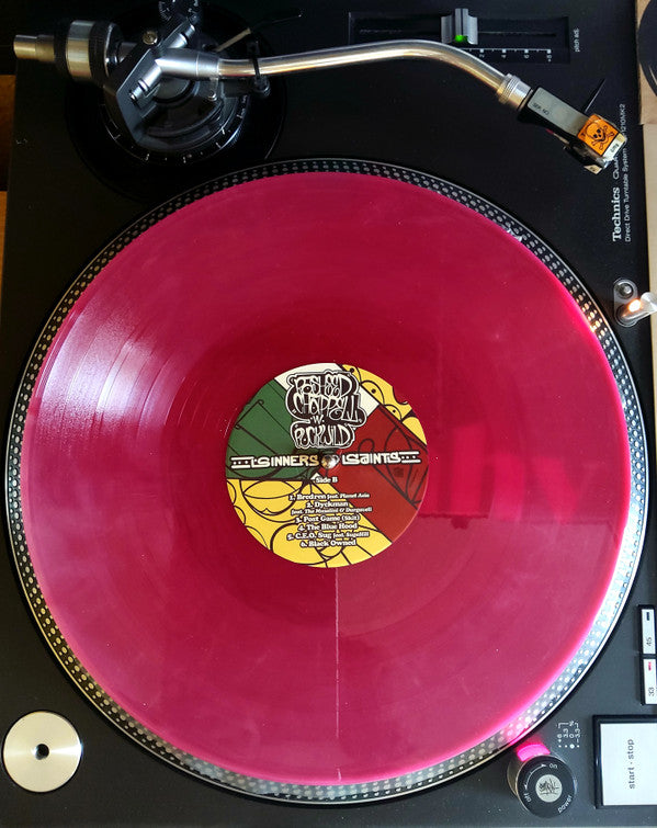 Rasheed Chappell & Buckwild : Sinners And Saints (LP, Album, Ltd, Red)