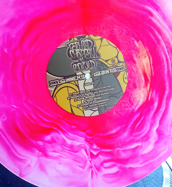 Rasheed Chappell & Buckwild : Sinners And Saints (LP, Album, Ltd, Red)