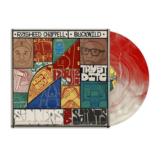 Rasheed Chappell & Buckwild : Sinners And Saints (LP, Album, Ltd, Red)