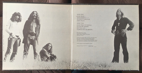 Black Sabbath : Paranoid (LP, Album, Gat)