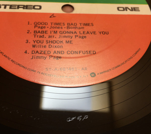 Led Zeppelin : Led Zeppelin (LP, Album, RE, AR,)