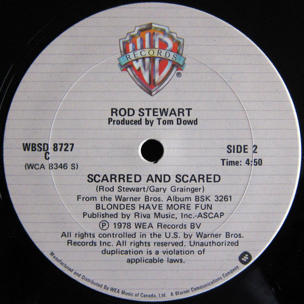 Rod Stewart : Da Ya Think I'm Sexy? (12")