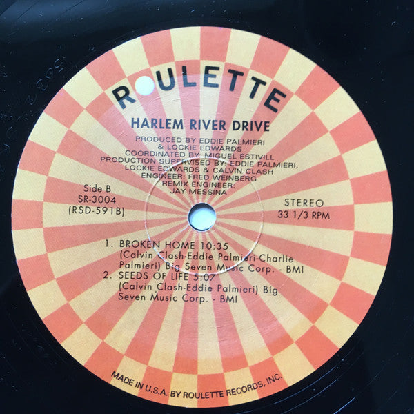 Harlem River Drive : Harlem River Drive (LP, Album, RE)