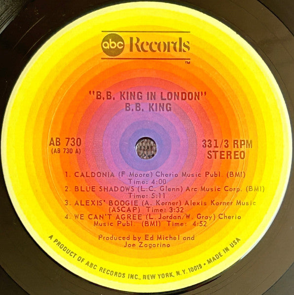 B.B. King : B.B. King In London (LP, RE, Gat)