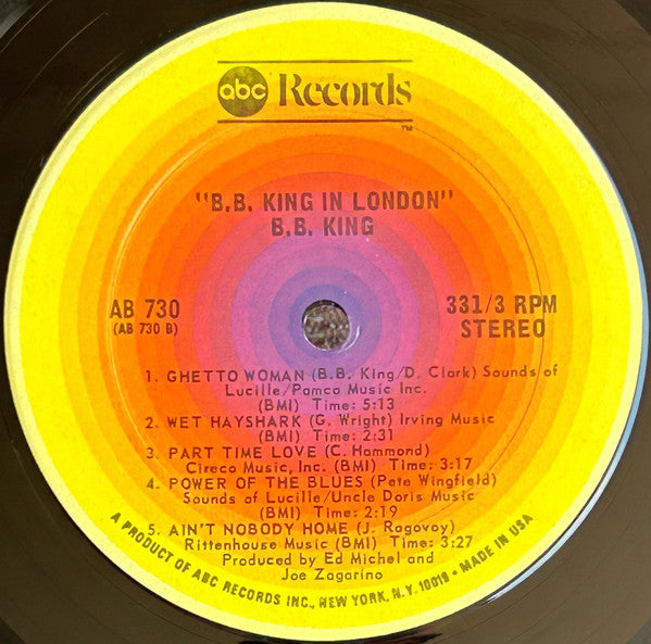 B.B. King : B.B. King In London (LP, RE, Gat)