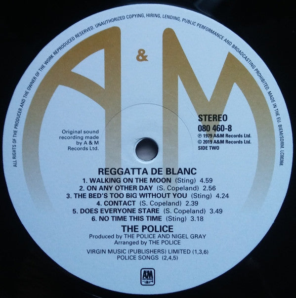The Police : Reggatta De Blanc (LP, Album, RE, RM, 180)