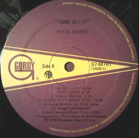 Rick James : Come Get It! (LP, Album)