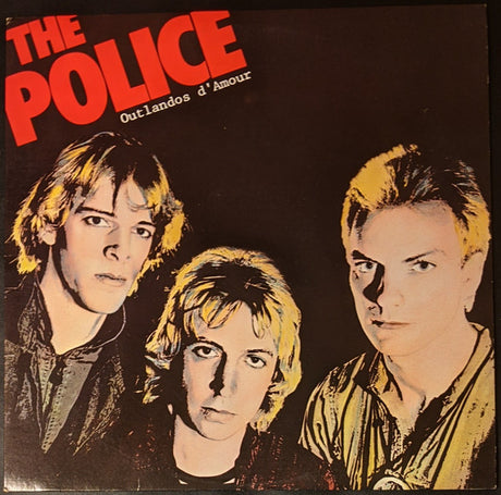 The Police : Outlandos D'Amour (LP, Album, RP, Red)