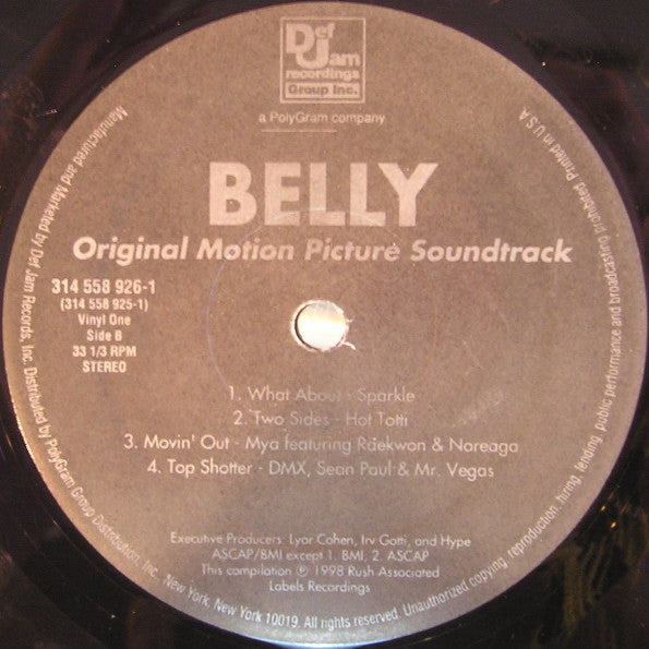 Various : Belly - Original Motion Picture Soundtrack (2xLP, Comp)