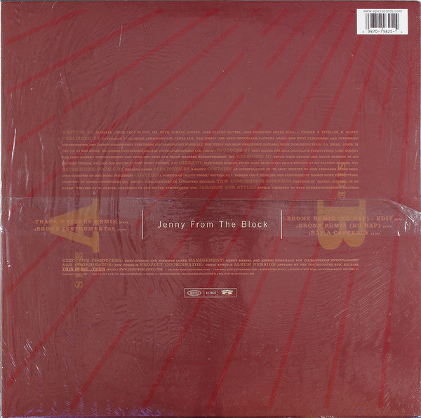 Jennifer Lopez : Jenny From The Block (12")