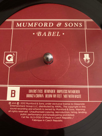 Mumford & Sons : Babel (LP, Album, Gat)