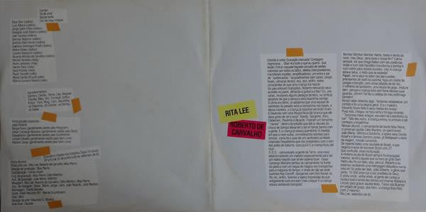 Rita Lee & Roberto : Rita Lee - Roberto De Carvalho (LP, Album)