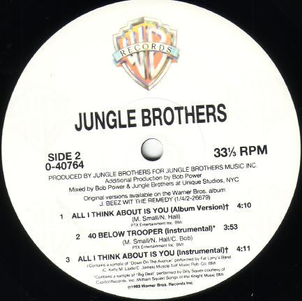 Jungle Brothers : 40 Below Trooper (12")