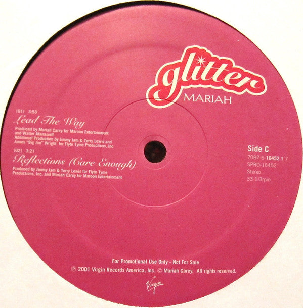 Mariah Carey : Glitter (2xLP, Album, Promo)