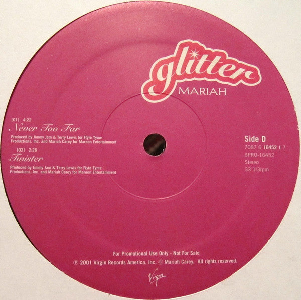 Mariah Carey : Glitter (2xLP, Album, Promo)