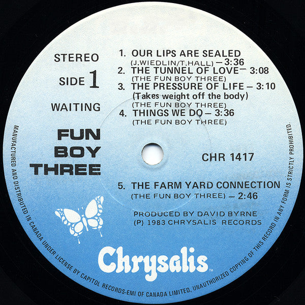 Fun Boy Three : Waiting (LP, Album)