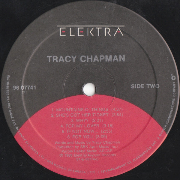Tracy Chapman : Tracy Chapman (LP, Album)