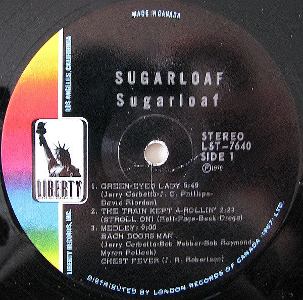 Sugarloaf : Sugarloaf (LP, Album, Gat)