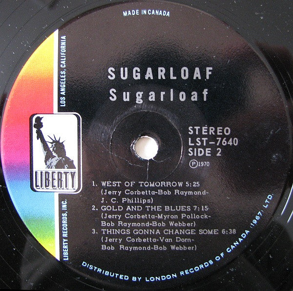 Sugarloaf : Sugarloaf (LP, Album, Gat)