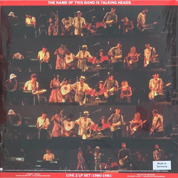 Talking Heads : The Name Of This Band Is Talking Heads (2xLP, Album, Ltd, RE, RP, Red)