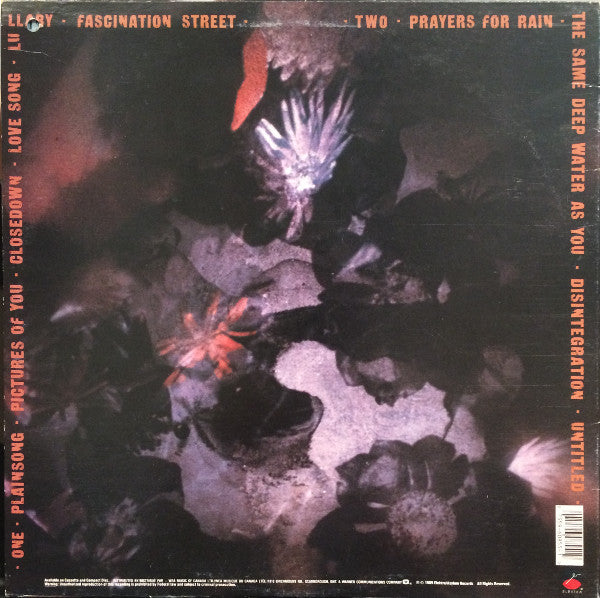 The Cure : Disintegration (LP, Album)