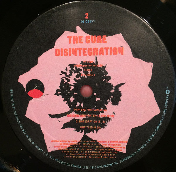 The Cure : Disintegration (LP, Album)