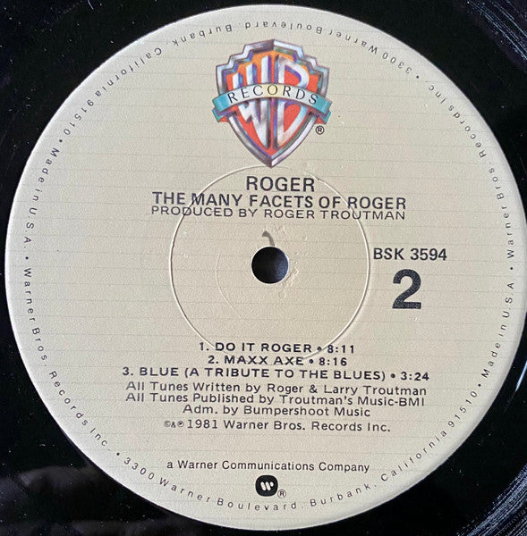 Roger Troutman : The Many Facets Of Roger (LP, Album, Jac)