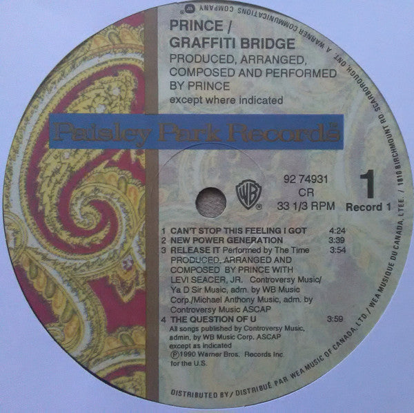 Prince : Graffiti Bridge (2xLP, Album)