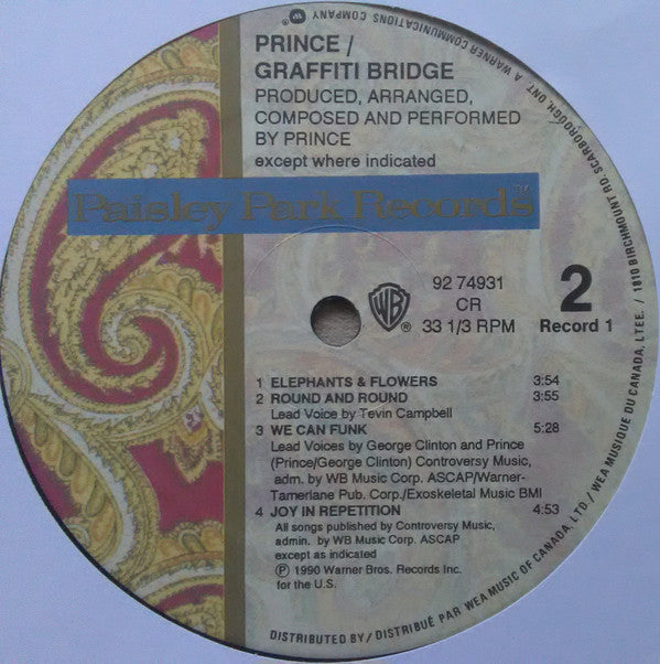 Prince : Graffiti Bridge (2xLP, Album)