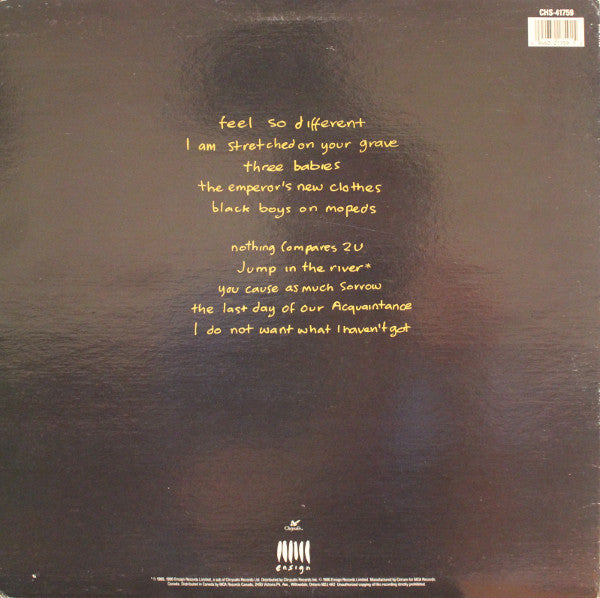 Sinéad O'Connor : I Do Not Want What I Haven't Got (LP, Album)