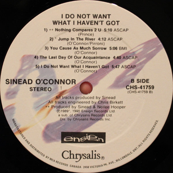 Sinéad O'Connor : I Do Not Want What I Haven't Got (LP, Album)