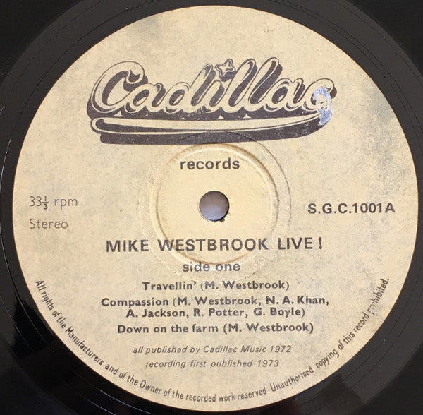 Mike Westbrook : Live (LP, Album)