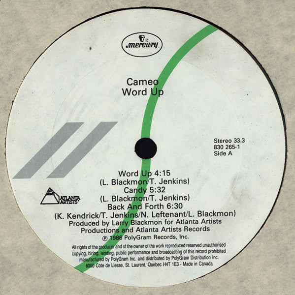 Cameo : Word Up! (LP, Album)