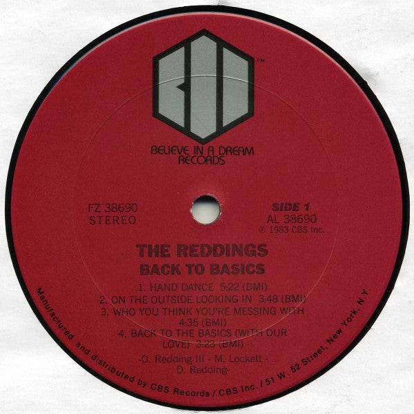 The Reddings : Back To Basics (LP, Album)