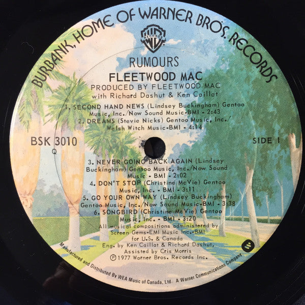 Fleetwood Mac : Rumours (LP, Album, Tex)