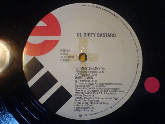 Ol' Dirty Bastard : Shimmy Shimmy Ya (12", RE)