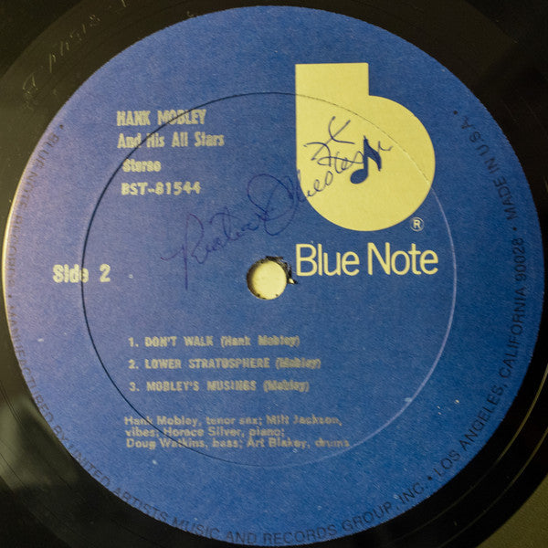 Hank Mobley : Hank Mobley And His All Stars (LP, Album, RE)