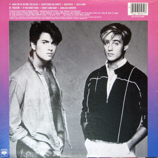 Wham! : Make It Big (LP, Album)