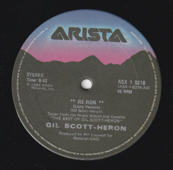 Gil Scott-Heron : Re-Ron (12")