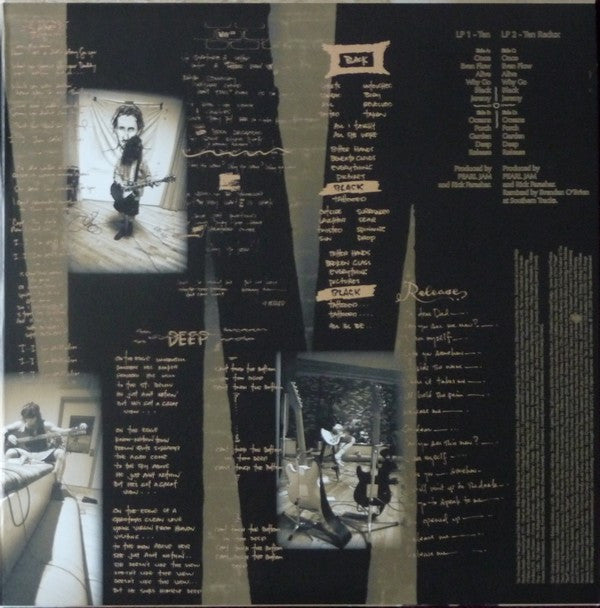 Pearl Jam : Ten (LP, Album, RE, RM, 180 + LP, Album, 180 + Gat)