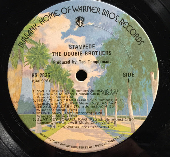 The Doobie Brothers : Stampede (LP, Album, Gat)