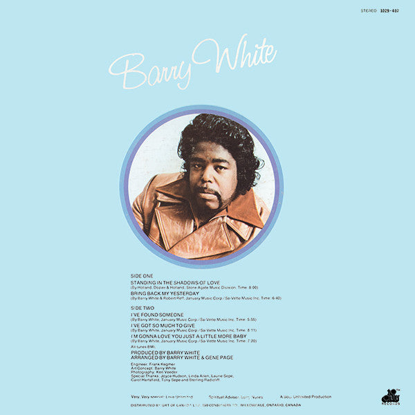 Barry White : I've Got So Much To Give (LP, Album)