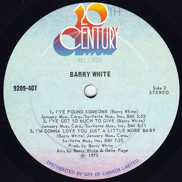 Barry White : I've Got So Much To Give (LP, Album)