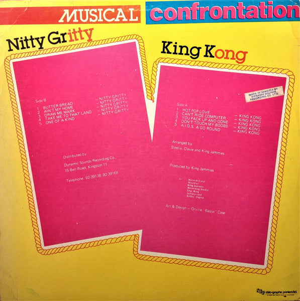 Nitty Gritty & King Kong : Musical Confrontation (LP, Album)