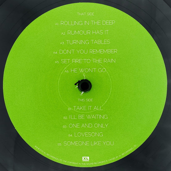 Adele (3) : 21 (LP, Album, RE)