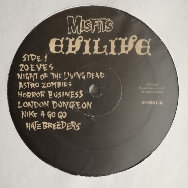 Misfits : Evilive (LP, Album, RP)